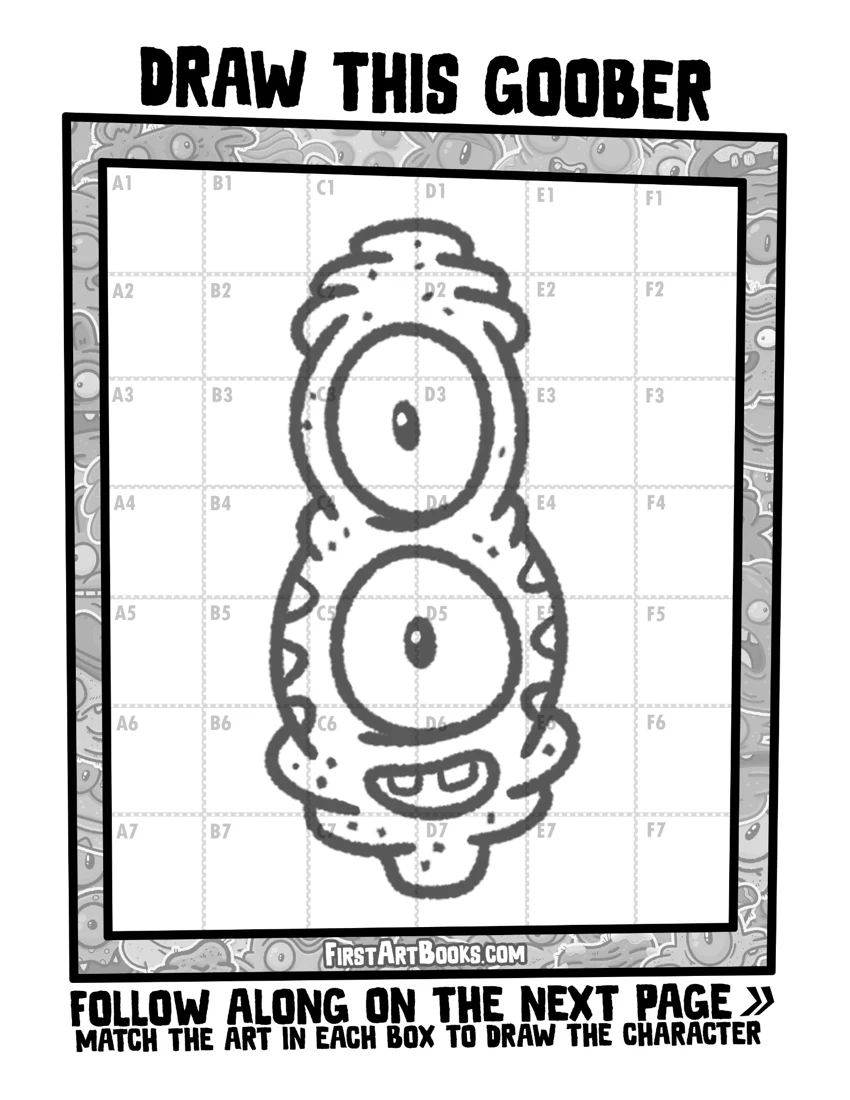 Stacked-Eye Goober printable preview